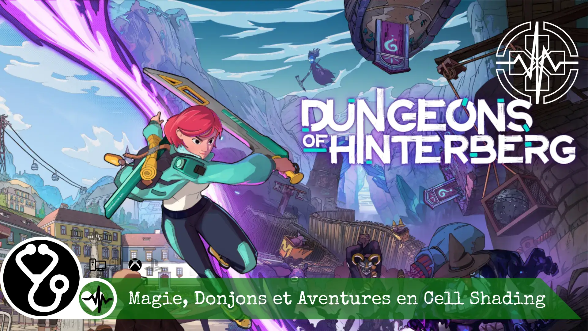 Dungeons of Hinterberg : Magie, Donjons et Aventures en Cell Shading