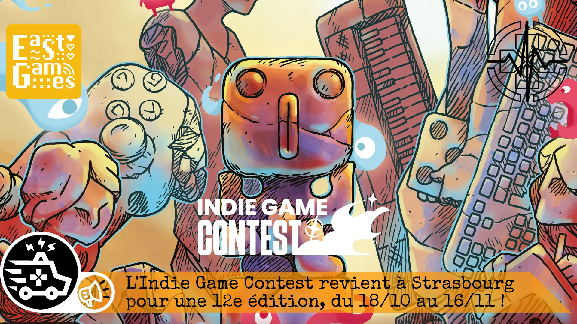 L’Indie Game Contest revient à Strasbourg pour une 12e édition, du 18 octobre au 16 novembre !