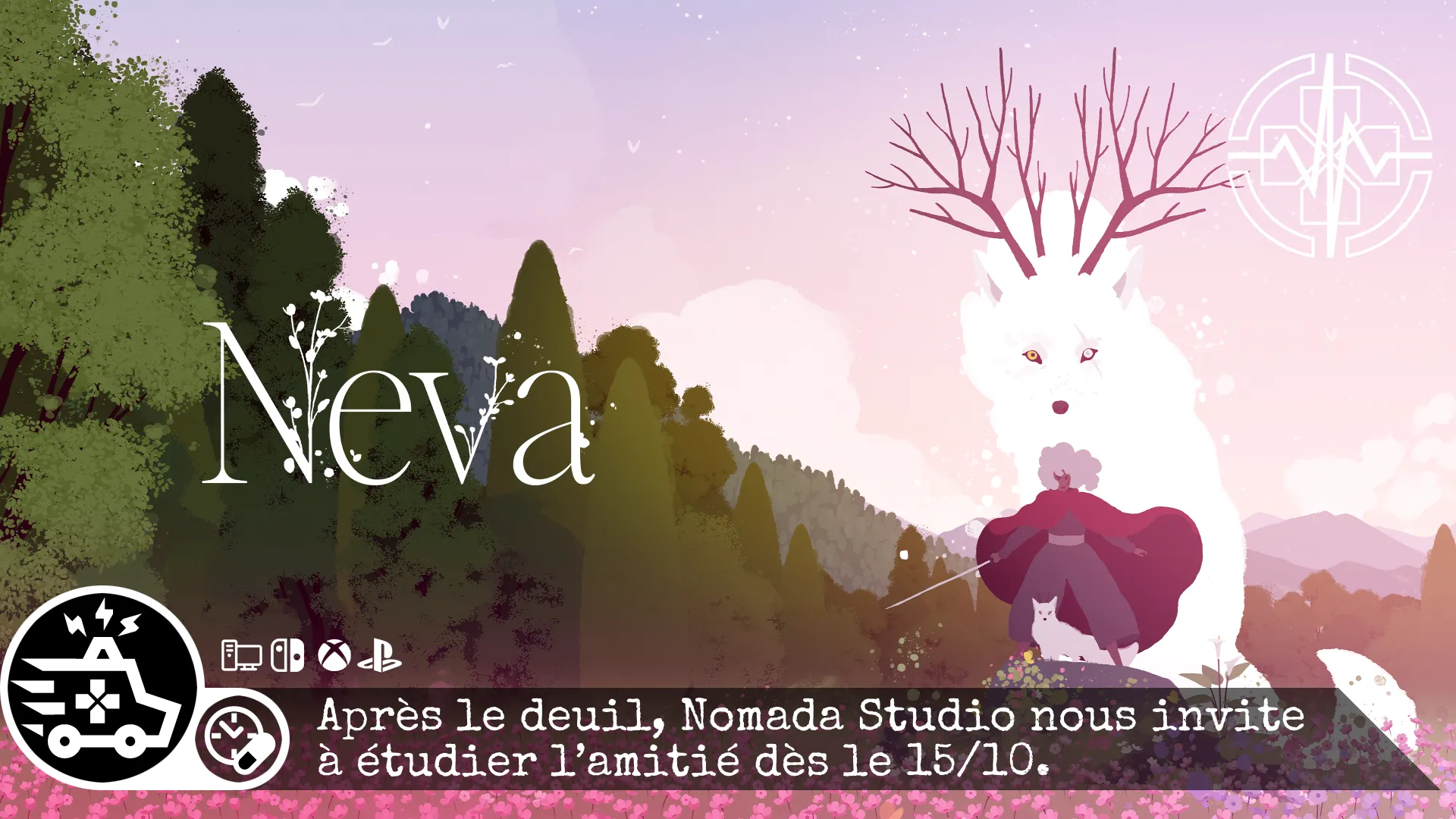 Neva – Après le deuil, Nomada Studio nous invite à étudier l’amitié dès le 15/10. 