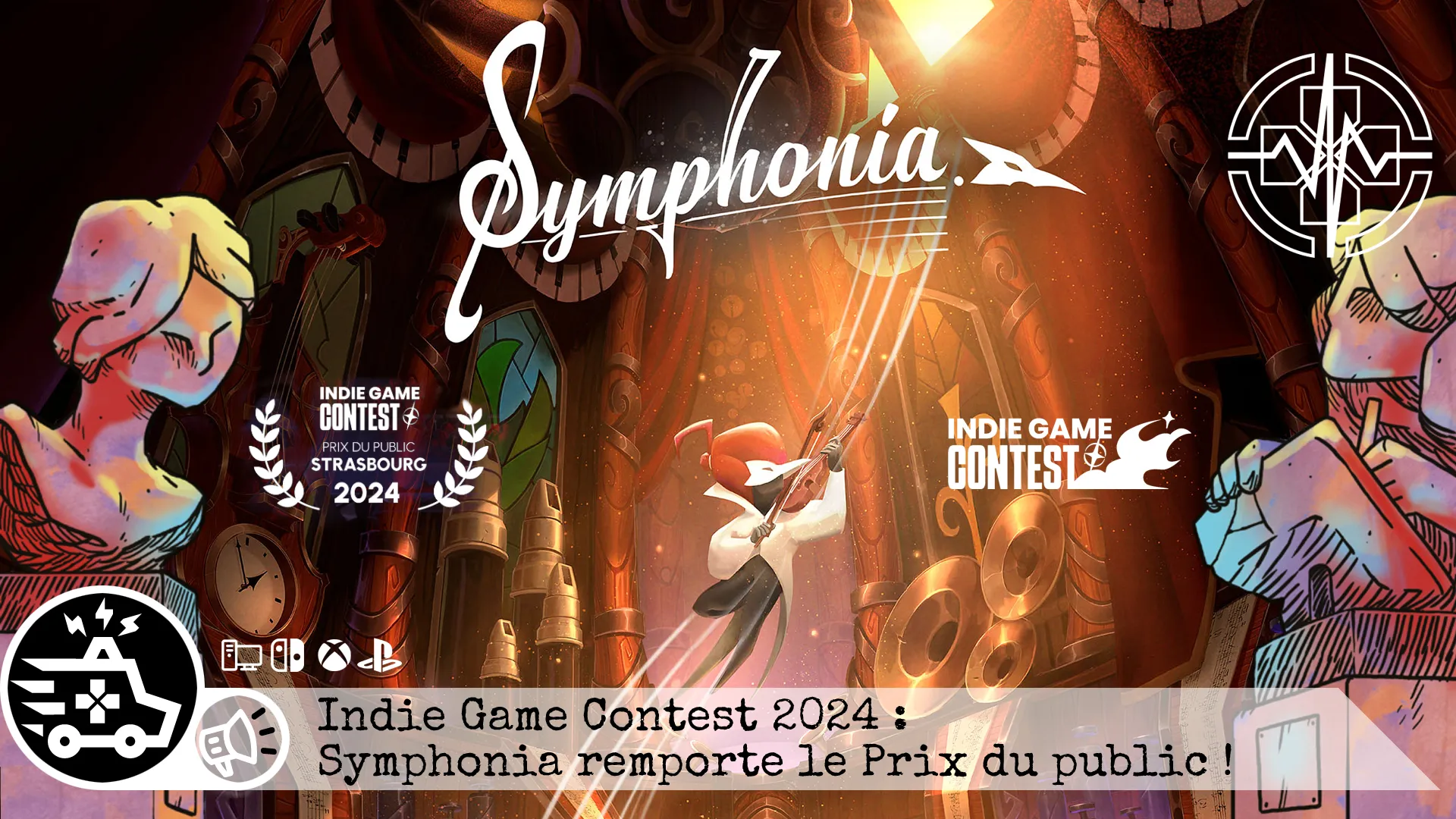 Indie Game Contest 2024 : Symphonia remporte le Prix du public !