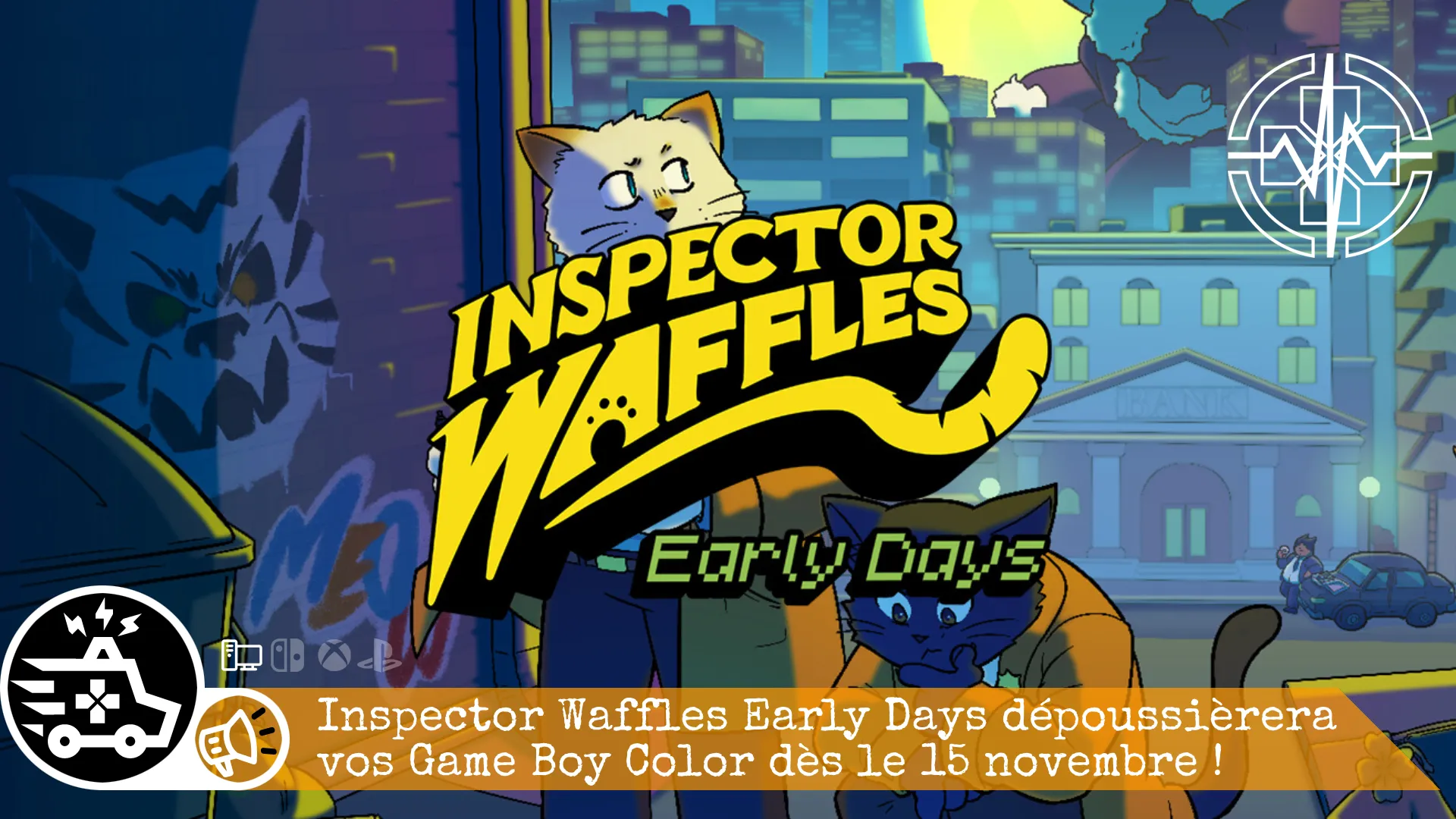 Inspector Waffles Early Days dépoussièrera vos Game Boy Color dès le 15 novembre