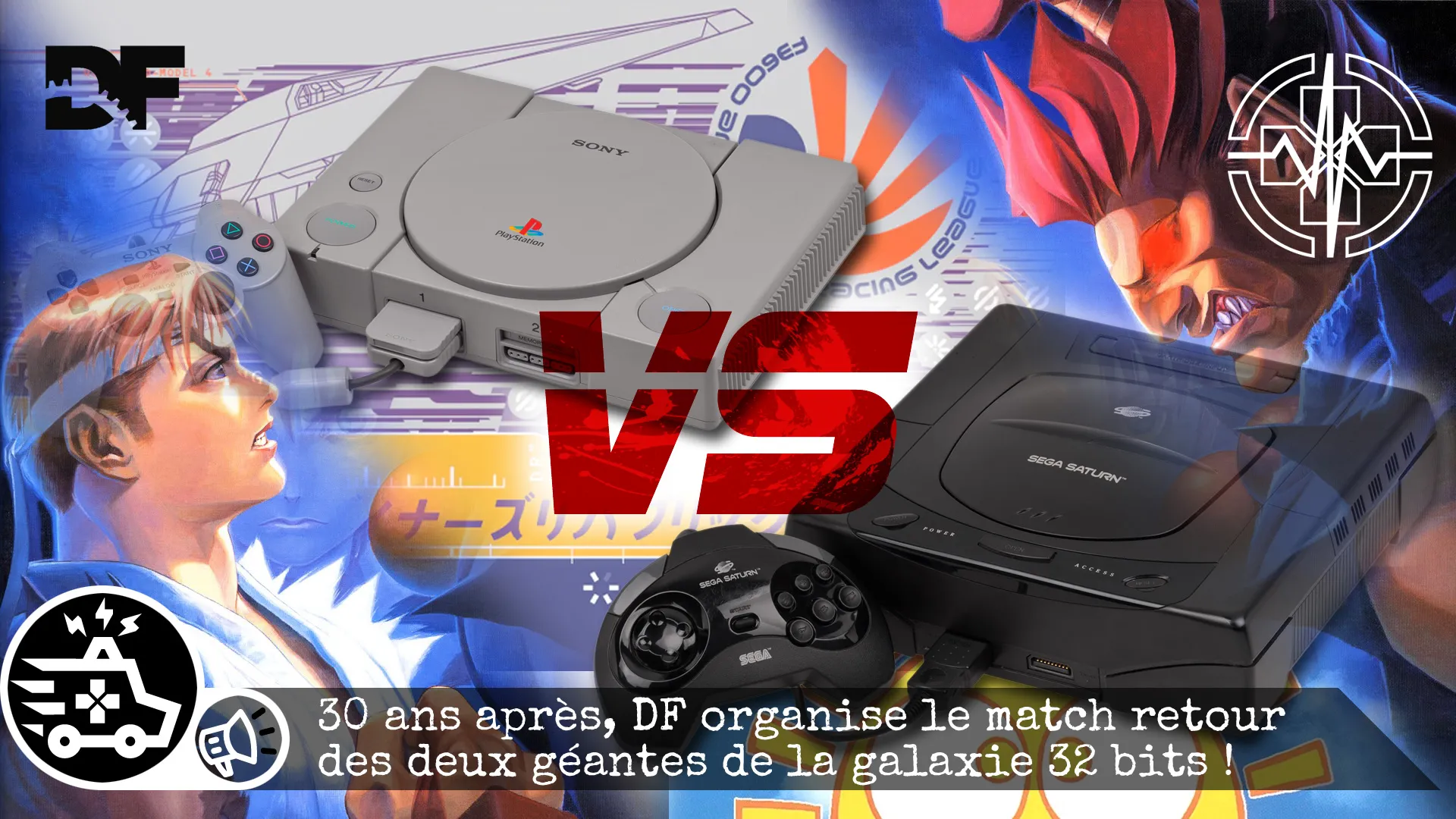 30 ans après, Digital Foundry organise le match retour des deux géantes de la galaxie 32 bits !