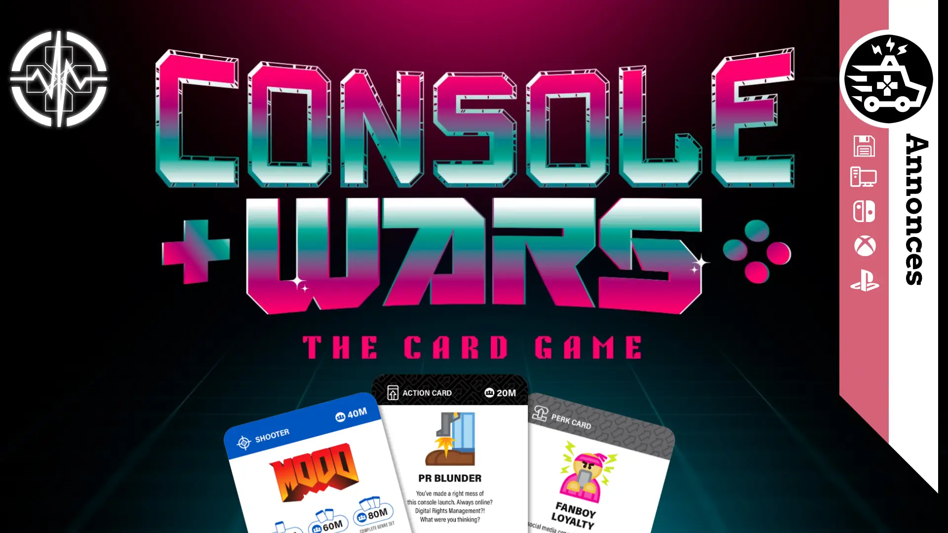 Console Wars : la « guerre des consoles » en jeu de cartes !